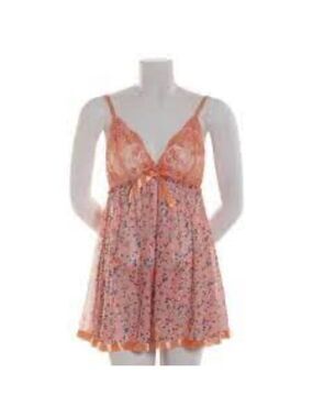 Spree Intimates Soft Cup Falling Floral Babydoll Set